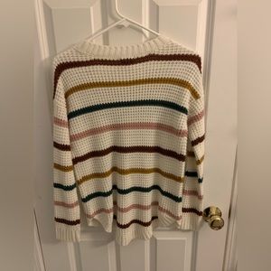 Colorful stripped sweater